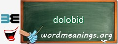 WordMeaning blackboard for dolobid